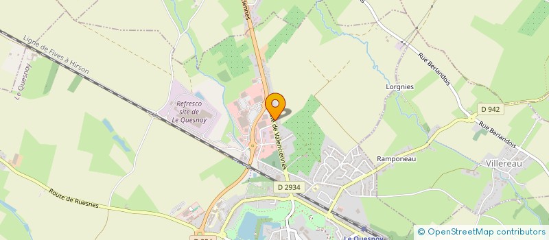 localisation de l'entreprise MONSIEUR FRANCOIS MBENDA NGOSSO  LE QUESNOY