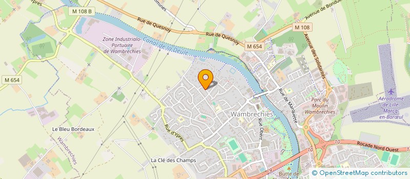 localisation de l'entreprise MONSIEUR FRANCOIS MEAUZOONE à WAMBRECHIES