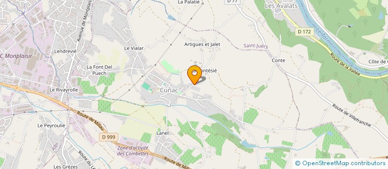 localisation de l'entreprise MONSIEUR FRANCOIS MEDALLE  LE SEQUESTRE