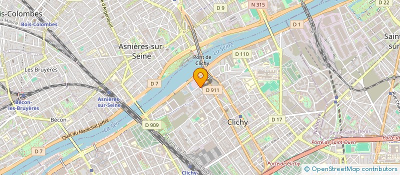 localisation de l'entreprise MONSIEUR FRANCOIS MEHAUDEN à CLICHY