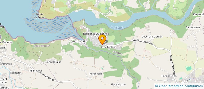 localisation de l'entreprise MONSIEUR FRANCOIS MELIN  PLOULEC'H