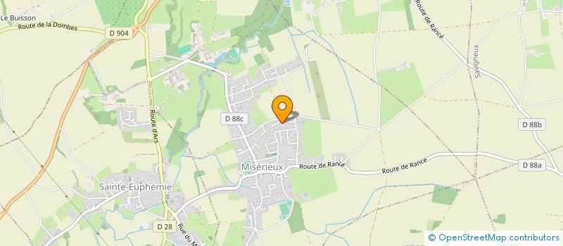 localisation de l'entreprise MONSIEUR FRANCOIS MELLARD  TREVOUX