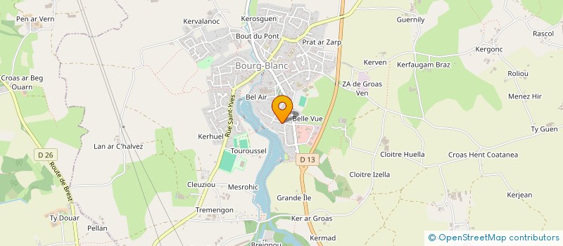 localisation de l'entreprise MONSIEUR FRANCOIS MENEC à BOURG-BLANC
