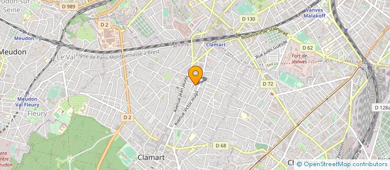 localisation de l'entreprise MONSIEUR FRANCOIS MENIL à CLAMART