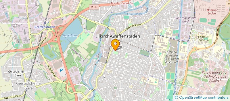 localisation de l'entreprise MONSIEUR FRANCOIS MENNESSIER  ILLKIRCH-GRAFFENSTADEN