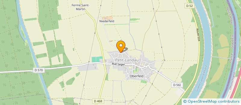 localisation de l'entreprise MONSIEUR FRANCOIS MENTELE  PETIT-LANDAU