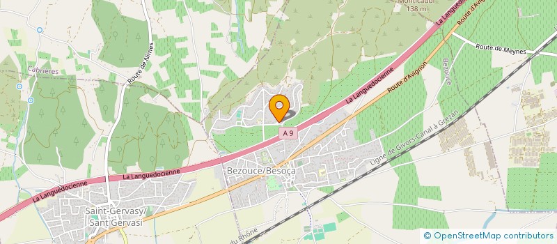 localisation de l'entreprise MONSIEUR FRANCOIS MERANDON  BEZOUCE