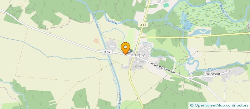 localisation de l'entreprise MONSIEUR FRANCOIS MERCENIER  ARRIGNY