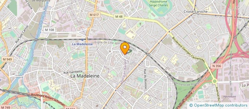 localisation de l'entreprise MONSIEUR FRANCOIS MERCIER à MARCQ-EN-BARŒUL