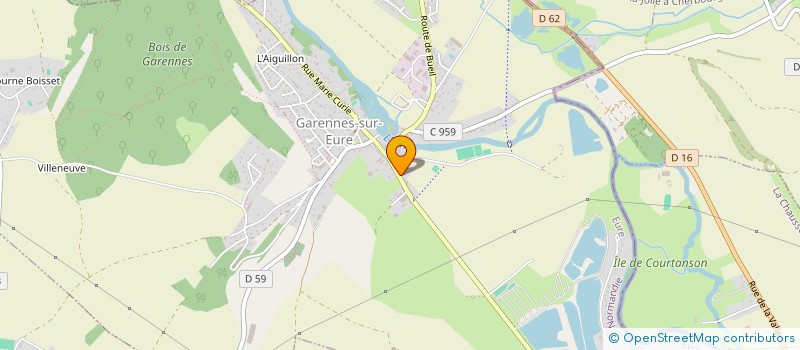 localisation de l'entreprise MONSIEUR FRANCOIS MERCIER  GARENNES-SUR-EURE