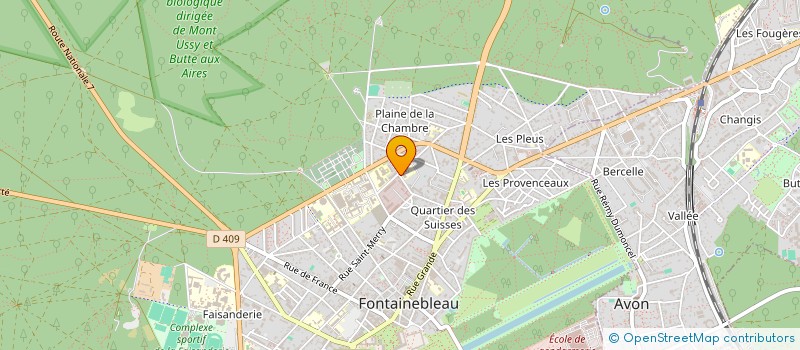 localisation de l'entreprise MONSIEUR FRANCOIS MERITE  FONTAINEBLEAU