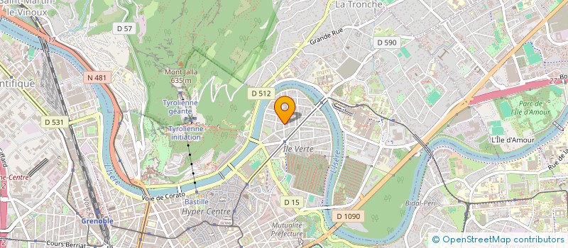 localisation de l'entreprise MONSIEUR FRANCOIS MERVAILLIE à GRENOBLE