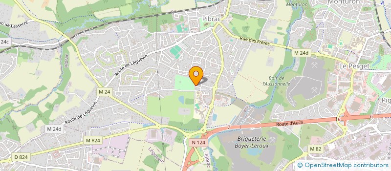 localisation de l'entreprise MONSIEUR FRANCOIS MERY  PIBRAC