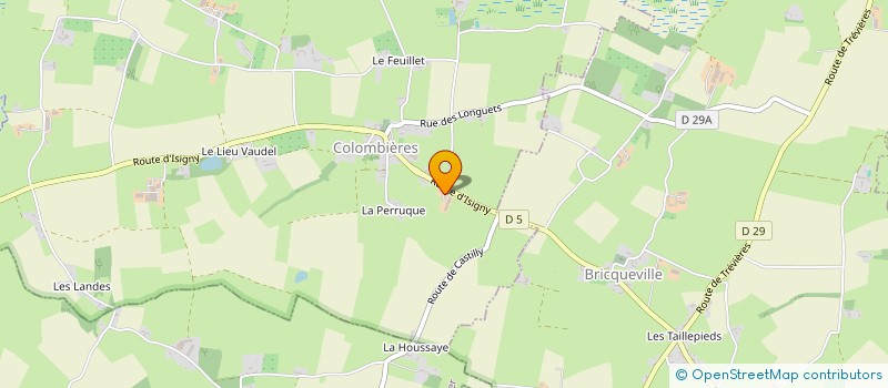 localisation de l'entreprise MONSIEUR FRANCOIS MESLIN à COLOMBIERES