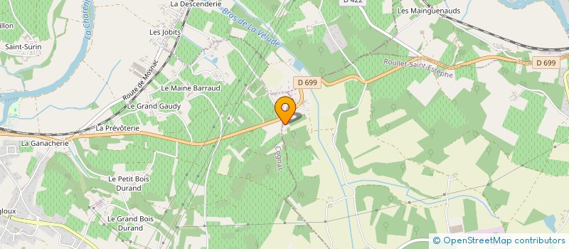 localisation de l'entreprise MONSIEUR FRANCOIS METAYER  ROULLET SAINT ESTEPHE