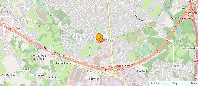 localisation de l'entreprise MONSIEUR FRANCOIS METAYER à REZE