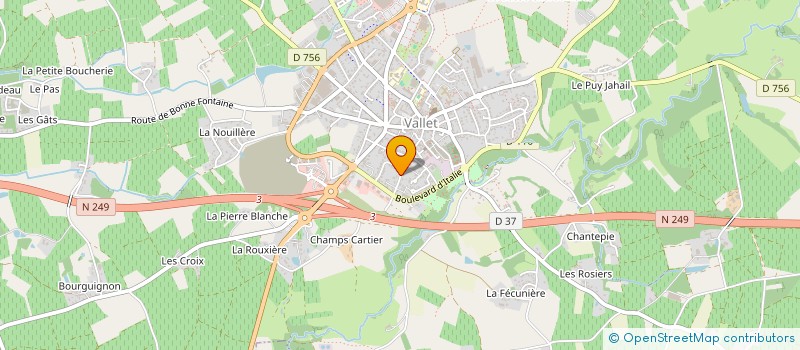 localisation de l'entreprise MONSIEUR FRANCOIS MEUCHE  VALLET