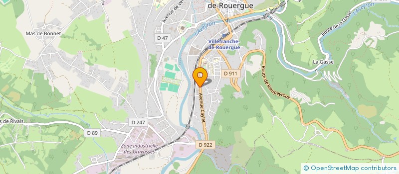 localisation de l'entreprise MONSIEUR FRANCOIS MEULY  VILLEFRANCHE-DE-ROUERGUE