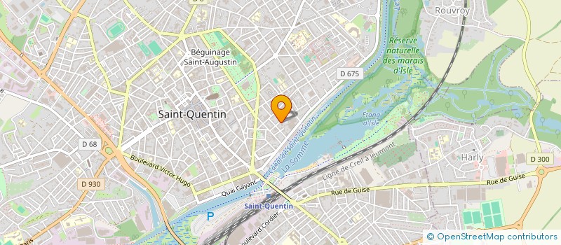 localisation de l'entreprise MONSIEUR FRANCOIS MEUNIER à SAINT-QUENTIN