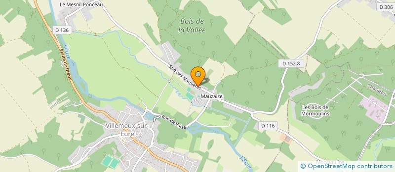 localisation de l'entreprise MONSIEUR FRANCOIS MEUNIER à VILLEMEUX-SUR-EURE