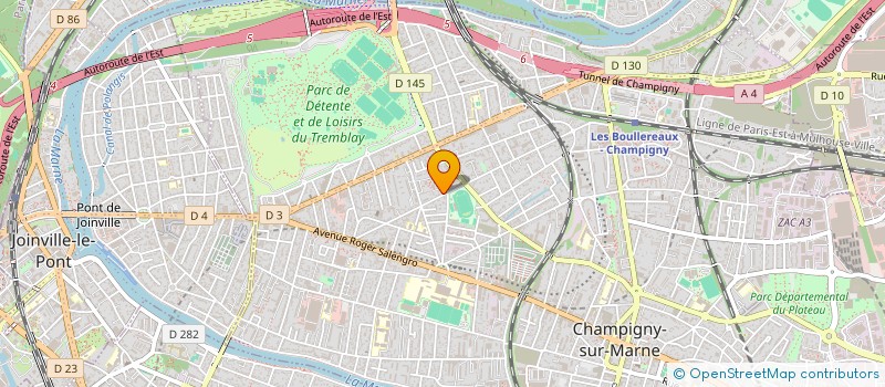 localisation de l'entreprise MONSIEUR FRANCOIS MEURIER  CHAMPIGNY-SUR-MARNE