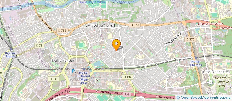 localisation de l'entreprise MONSIEUR FRANCOIS MEURISSE à NOISY-LE-GRAND