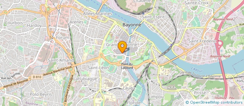 localisation de l'entreprise MONSIEUR FRANCOIS MEYRANX à BAYONNE