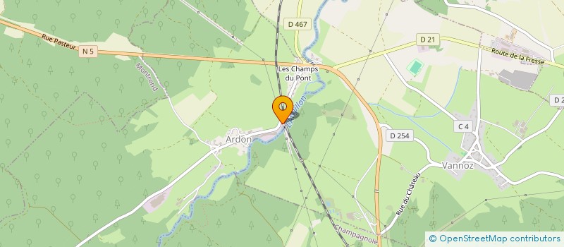 localisation de l'entreprise MONSIEUR FRANCOIS MICHAUD  LE FIED