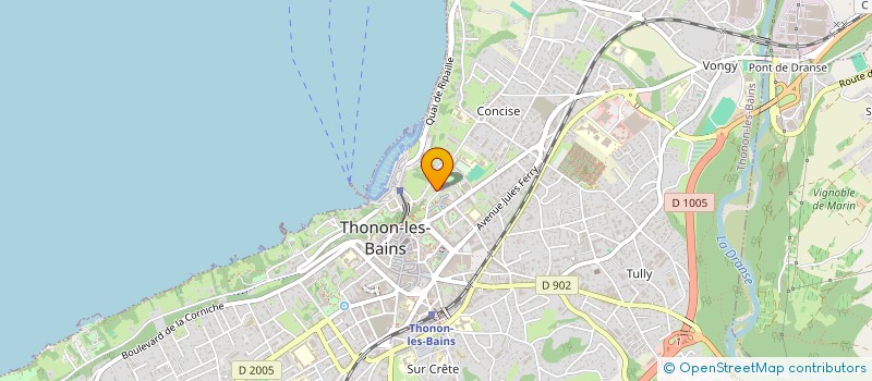 localisation de l'entreprise MONSIEUR FRANCOIS MICHEL à THONON-LES-BAINS
