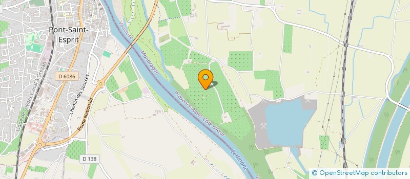 localisation de l'entreprise MONSIEUR FRANCOIS MICHEL  MONDRAGON