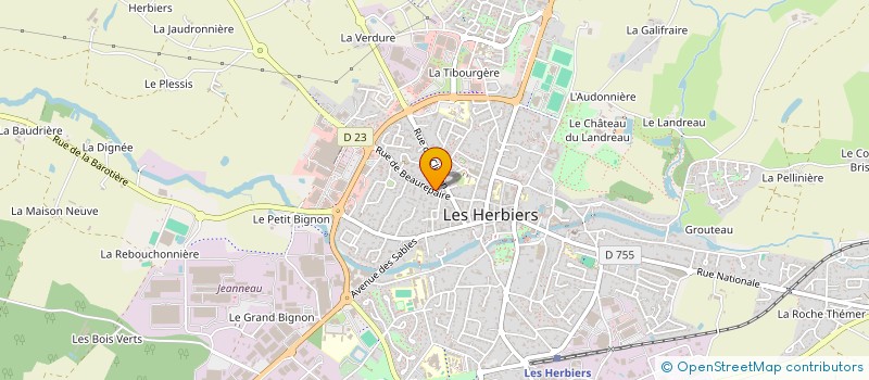 localisation de l'entreprise MONSIEUR FRANCOIS MICHEL FAROUK à LES HERBIERS
