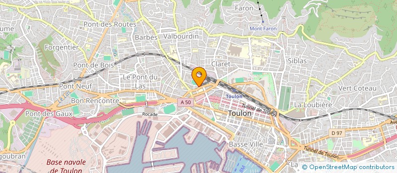 localisation de l'entreprise MONSIEUR FRANCOIS-MICHEL TIROUFLET  TOULON