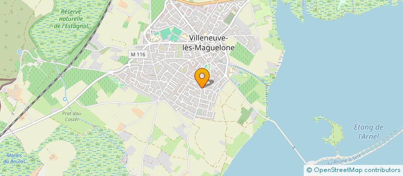 localisation de l'entreprise MONSIEUR FRANCOIS MICHOT  VILLENEUVE-LES-MAGUELONE