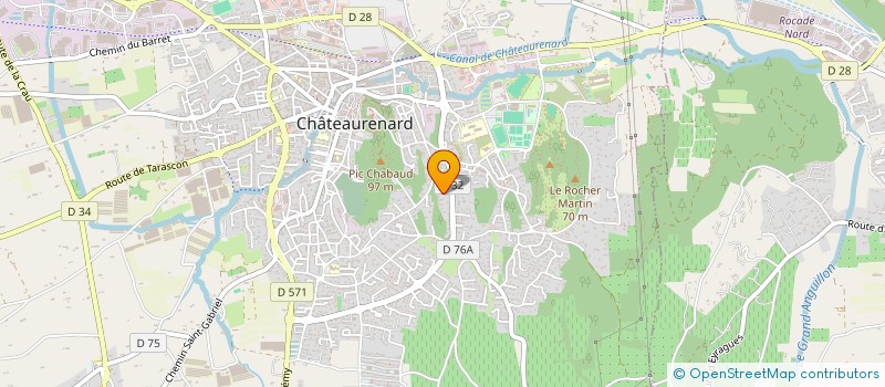 localisation de l'entreprise MONSIEUR FRANCOIS MICLOT  CHATEAURENARD