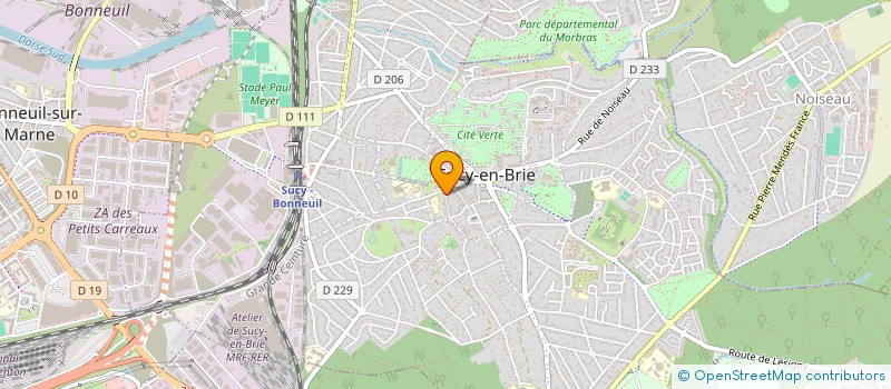 localisation de l'entreprise MONSIEUR FRANCOIS MIGEON à SUCY-EN-BRIE