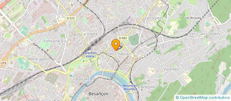 localisation de l'entreprise MONSIEUR FRANCOIS MIHALY à BESANCON