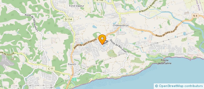 localisation de l'entreprise MONSIEUR FRANCOIS MILHET  SAINTE-ANNE