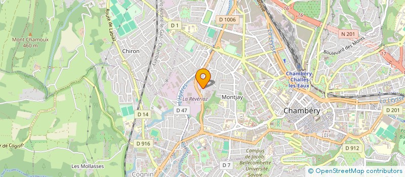 localisation de l'entreprise MONSIEUR FRANCOIS MILLER à CHAMBERY