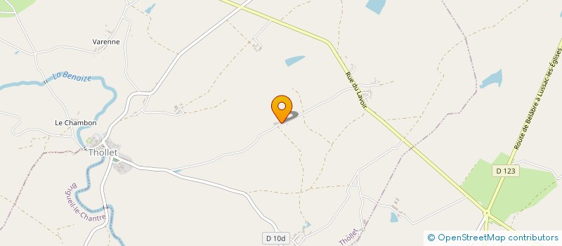 localisation de l'entreprise MONSIEUR FRANCOIS MILLET-TAUNAY  THOLLET