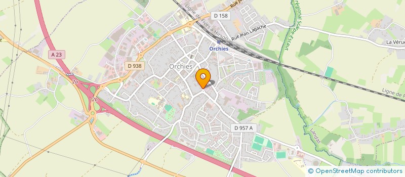 localisation de l'entreprise MONSIEUR FRANCOIS MINNE  ORCHIES