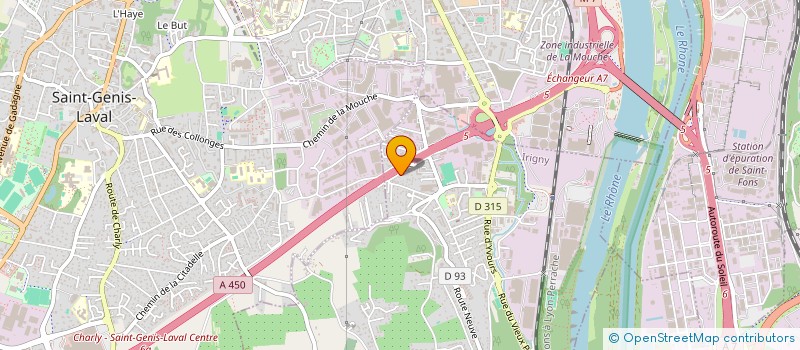 localisation de l'entreprise MONSIEUR FRANCOIS MINTZ  IRIGNY