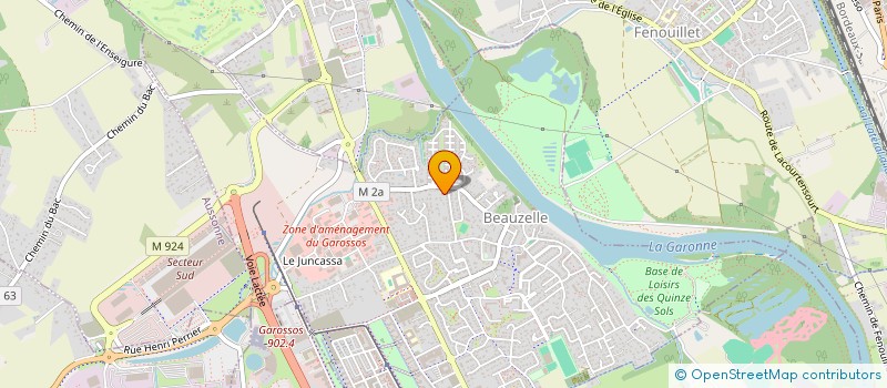 localisation de l'entreprise MONSIEUR FRANCOIS MIQUEL  BEAUZELLE