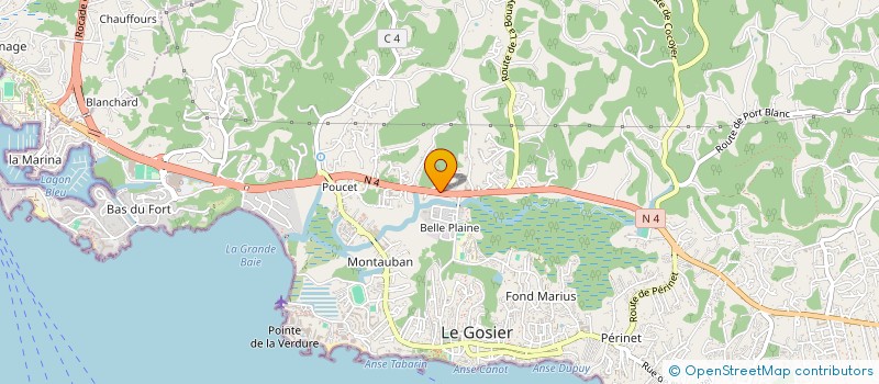 localisation de l'entreprise MONSIEUR FRANCOIS MIRACULEUX à LE GOSIER