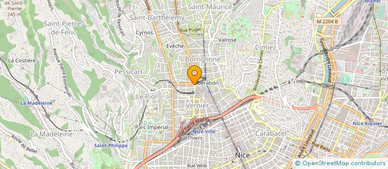 localisation de l'entreprise MONSIEUR FRANCOIS MIRGALET à NICE