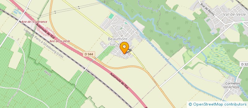 localisation de l'entreprise MONSIEUR FRANCOIS MISSIOUX  BEAUMONT-SUR-VESLE