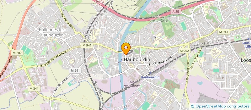 localisation de l'entreprise MONSIEUR FRANCOIS MOEC  HAUBOURDIN