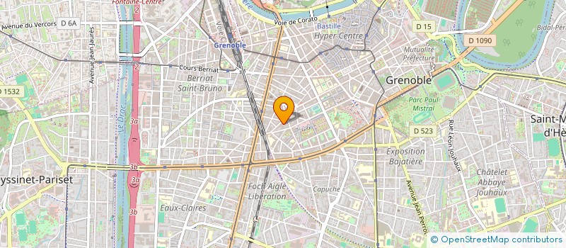 localisation de l'entreprise MONSIEUR FRANCOIS MOITRON  GRENOBLE