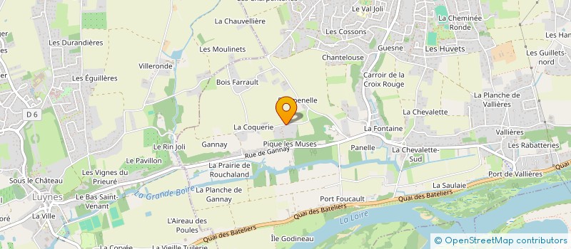 localisation de l'entreprise MONSIEUR FRANCOIS MOLINERI à FONDETTES