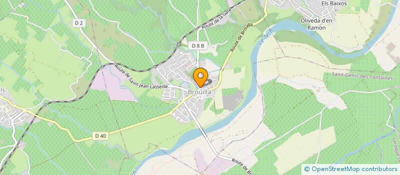 localisation de l'entreprise MONSIEUR FRANCOIS MOLINS  BROUILLA