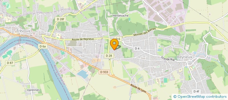 localisation de l'entreprise MONSIEUR FRANCOIS MONCHANIN à REYRIEUX